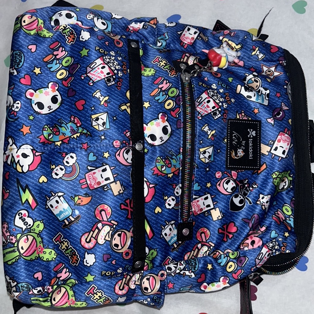 Tokidoki Blue Multicolor Backpack - image 4